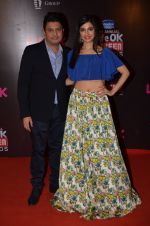 Divya Kumar, Bhushan Kumar at Life Ok Screen Awards red carpet in Mumbai on 14th Jan 2015